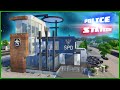 SPD - Sims 4 Police Station Renewed 🚔 | NO CC | sims 4 speed build eco lifestyle [Stop Motion]