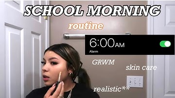 skin care and makeup grwm for school *sophomore year | Analeigha Nguyen