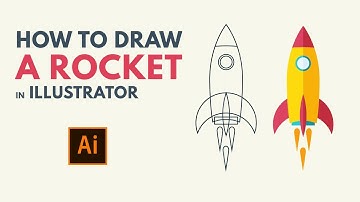 How to Draw a Vector Rocket - Adobe Illustrator tutorial