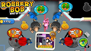Robbery Bob - Prison Chapter Gameplay Walkthrough Ep 27