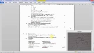 EDEXCEL Physics Unit 2 Waves ISP TASK 4 - Standing, progressive, Reflection, Refraction, Diffraction