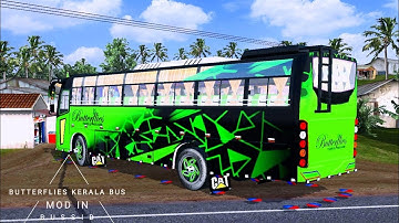 Butterflies BMR Bus Mod In Bus Simulator Indonesia - Bussid Bus Mod - Bussid Car Mod - Bussid
