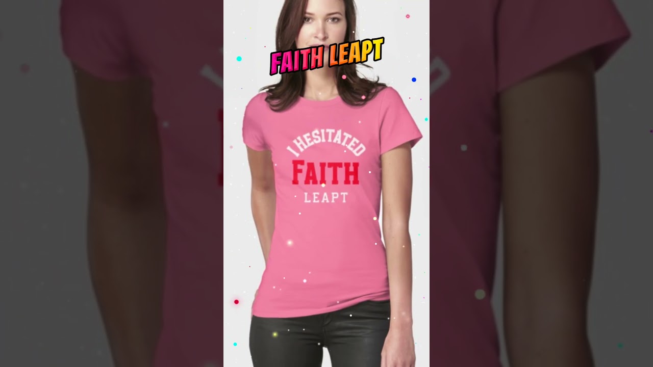 I Hesitated. Faith Leapt. ✝️ Christian Shirt