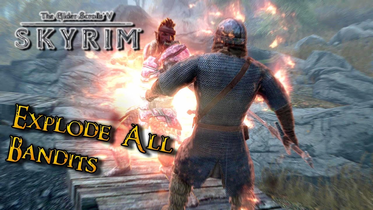 The Utter Destruction of Treva's Watch - OP Skyrim Magic Warrior - This IS on Legendary