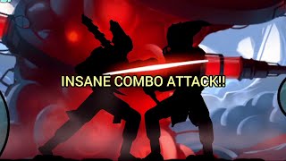 DEVASTATING 3 HIT COMBO ATTACK DAMAGE IN SHADOW FIGHT 2!! 💯🔥 #shadowfight2
