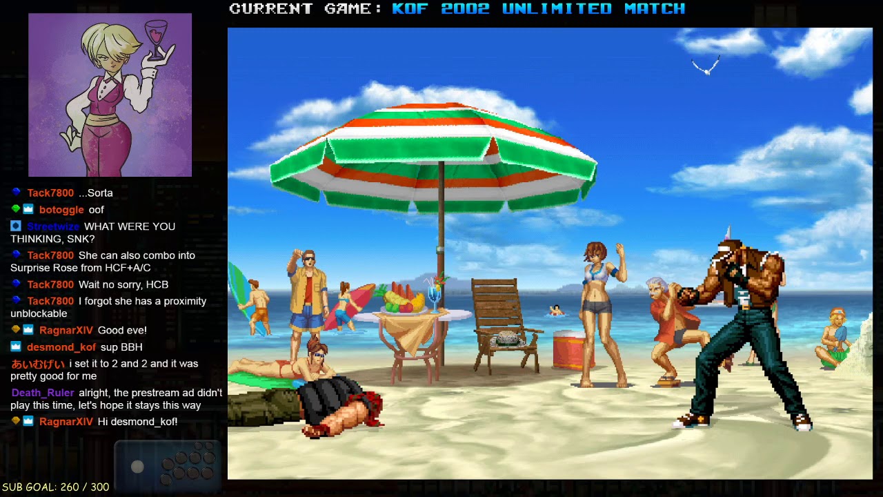 KOF 2002 Unlimited Match rollback netcode beta [10-01-2020 stream]