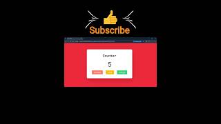 🚀 HTML CSS & JS COUNTER INCREASE DECREASE RESET #coding #htmlcssjs #webdesign #shorts
