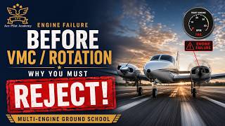 Engine Failure Before Vmc or Rotation — Why You REJECT (Multi-Engine Ground School)