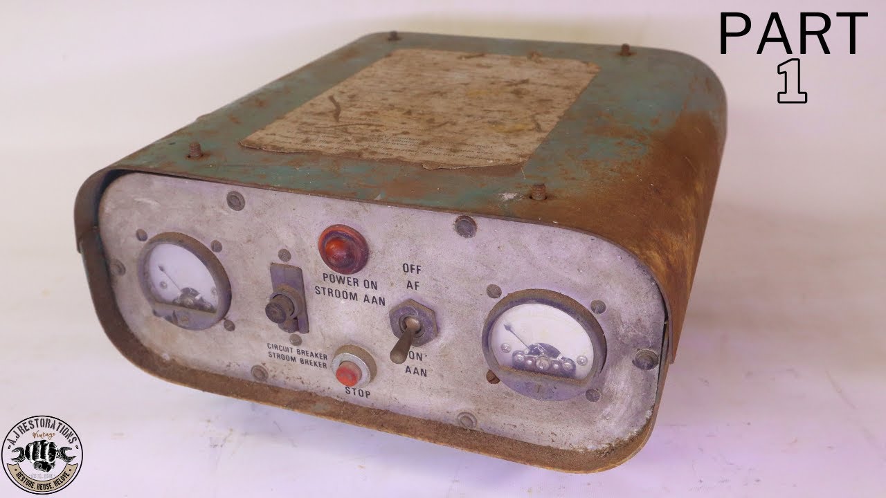 Vintage Kawasaki Generator Control Box Restoration - Part 1- - YouTube