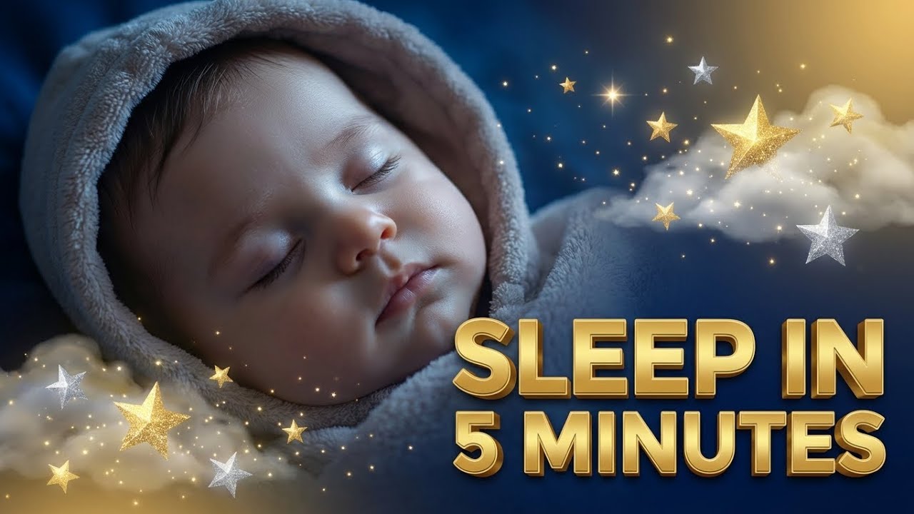 SLEEP IN 5 MINUTES 🌙 1 Hour Deep Sleep Lullaby for Babies | Relaxing Bedtime
