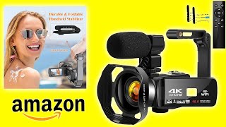 Camcorder 4K HD 48MP Video Camera   YouTube Camcorder   18X Digital Zoom IR Night Vision screenshot 3