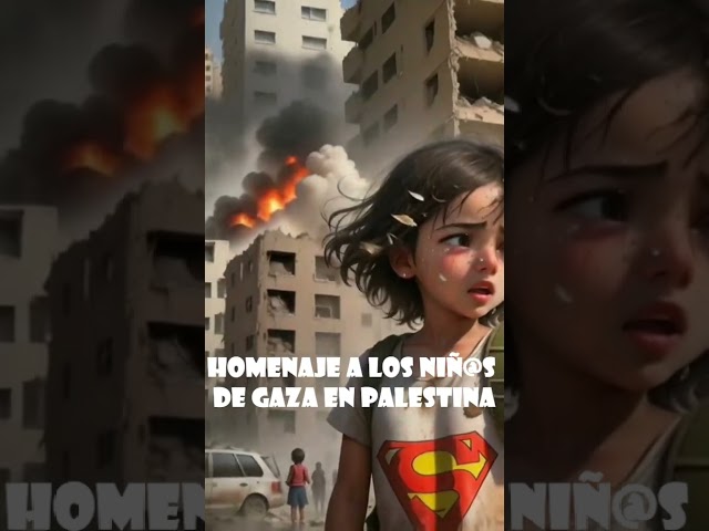 Homenaje a los niños y niñas de Gaza