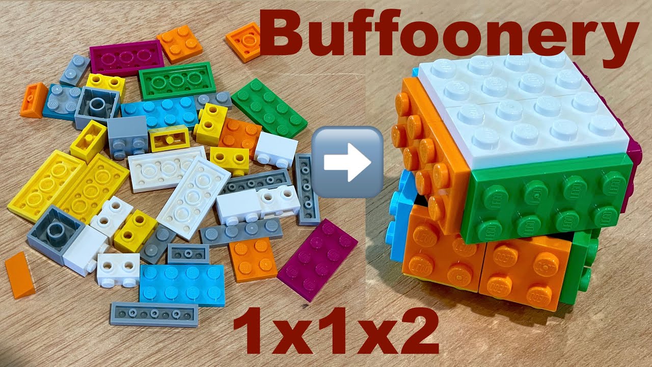 How to build a 1x1x2 Buffoonery Cube 100% out of LEGO bricks! (Illegal ...