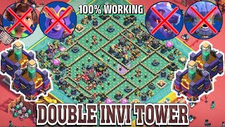BEST DOUBLE INVI TOWER TH17 LEGEND / WAR BASE WITH LINKS || TOP-10 TH17 BASE ANTI 3 STAR BASE screenshot 4