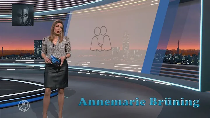 Annemarie Brning in Leather Skirt
