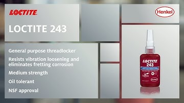 How to use LOCTITE 243 - Threadlocker medium strength