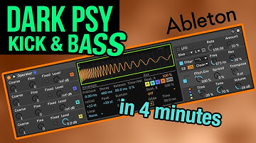 Basic DarkPsy Kick and Bass Tutorial for Beginners!
