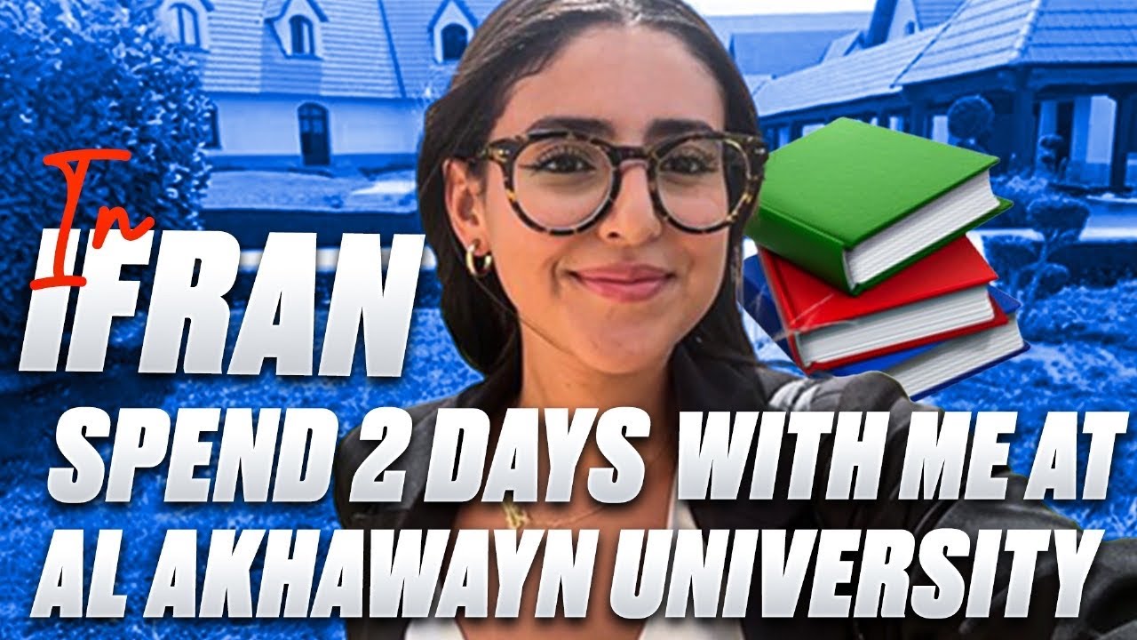 SPEND 2 DAYS WITH ME AT AL AKHAWAYN UNIVERSITY IN IFRANE 🎧💪📚🌳/أجيو ...