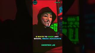 Top 5 Social Media Hacking Tricks 🔓 | Protect Your Accounts NOW! 🔐 #HackStackLab