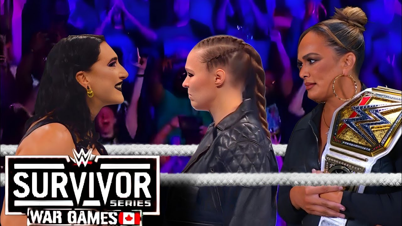 Rhea Ripley Ronda Rousey Rhea Ripley vs. Ronda Rousey & Nia Jax - 2 On 1 Handicap Match | WWE ...