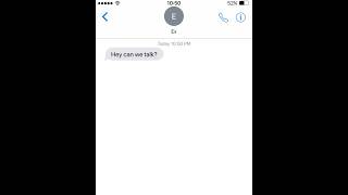 When Your Ex Texts You This
