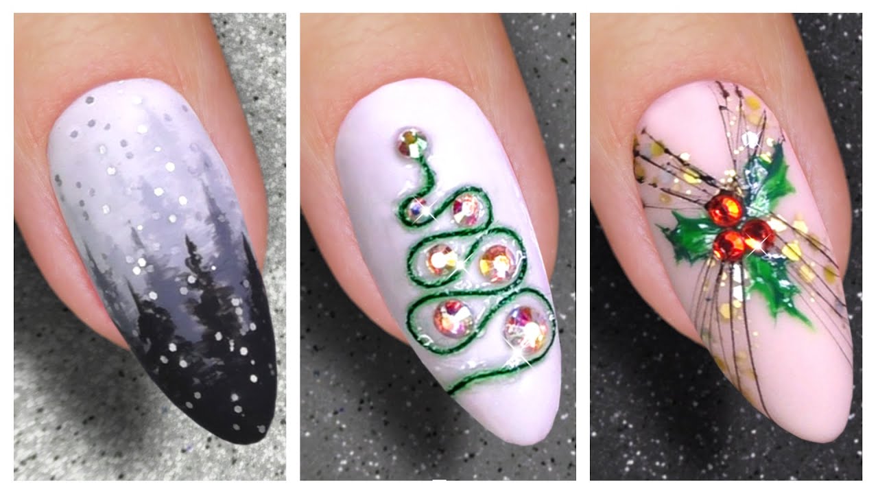 4. "Best Christmas Nail Art for 2021" - wide 5