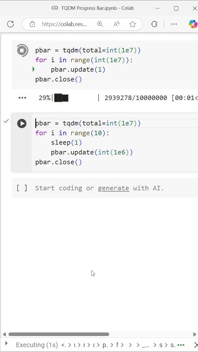 TQDM 'total' parameter for Python progress bar (Python tutorial) - YouTube