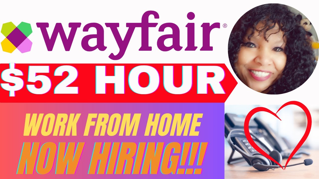 Earn 2080 A WEEK WAYFAIR WFH Jobs ️ workfromhome YouTube
