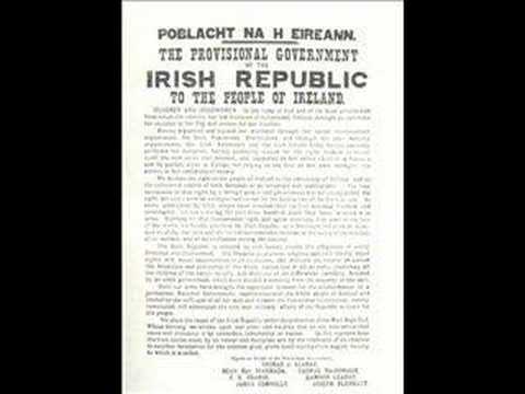 فيديو: إعلان الجمهورية الأيرلندية 1916 النص الكامل