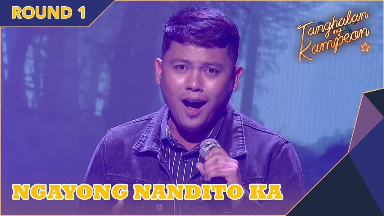 Marvin Mendoza, nagbigay sigla sa pagkanta ng “Ngayong Nandito Ka” ni Illustration 