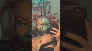 MY FAV LOOK IVE DONE SO FAR! #sfxartist #sfx_makeup #makeupartist #alien #artist