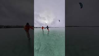 Ice Kiting Kitesurfing Is Awesome