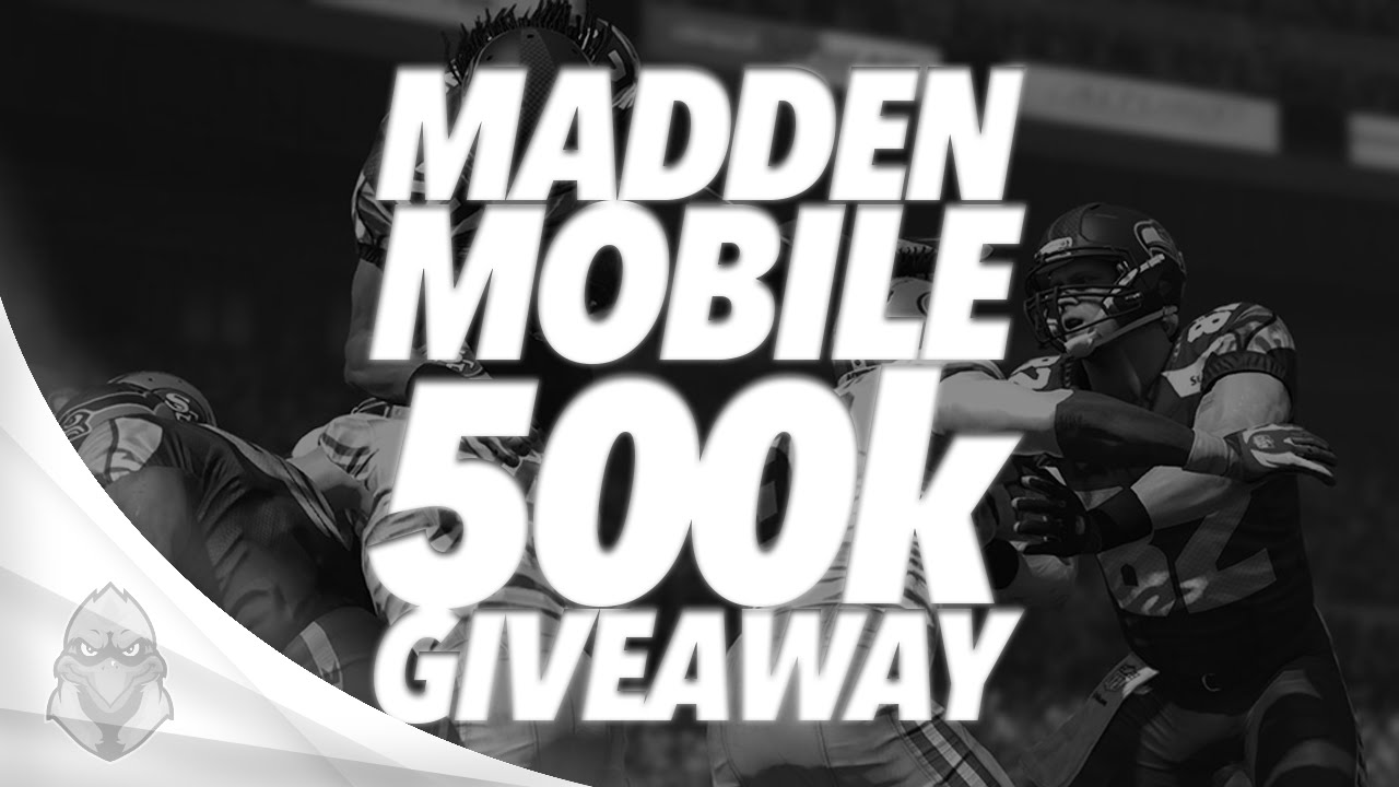MADDEN MOBILE 16 500k GIVEAWAY!!! YouTube