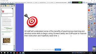 Asynchronous instruction using ScreenCastify and EdPuzzle