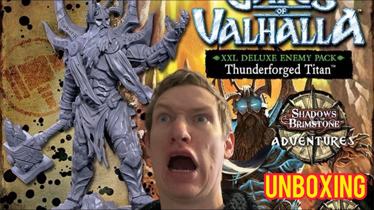 Shadows of Brimstone Adventures - Thunderforged Titan Unboxing