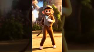 'Monkey’s Viral Dance Performance Caught on Camera! 📸🐒#shorts#DancingMonkey