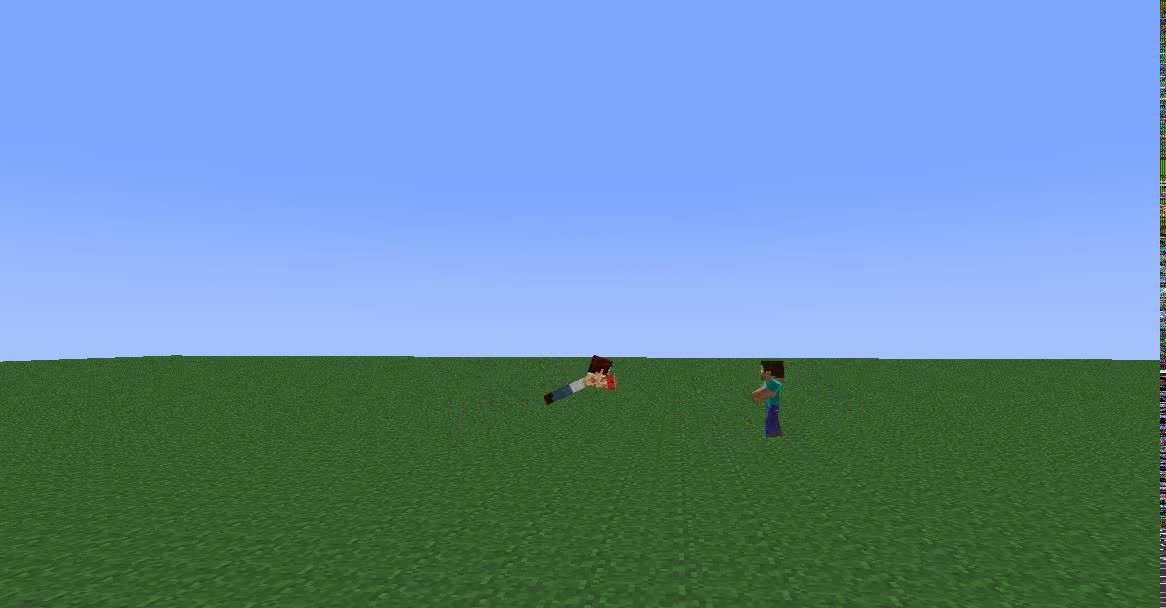 DBZ Mikedeathbeam vs Herobrine (Animation)