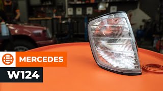 MERCEDES-BENZ E-CLASS bal/jobb + hátsó/első Villogó lámpa beszerelése: videó útmutató
