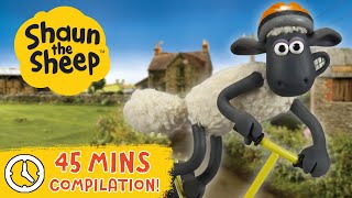 Pt.2  45 MINS of Best Bits of Shaun the Sheep  Seasons 15