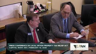 Press Conference on Local Option Property Tax Relief Act - February 13 2025