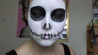 jack skellington halloween tutorial makeup easy