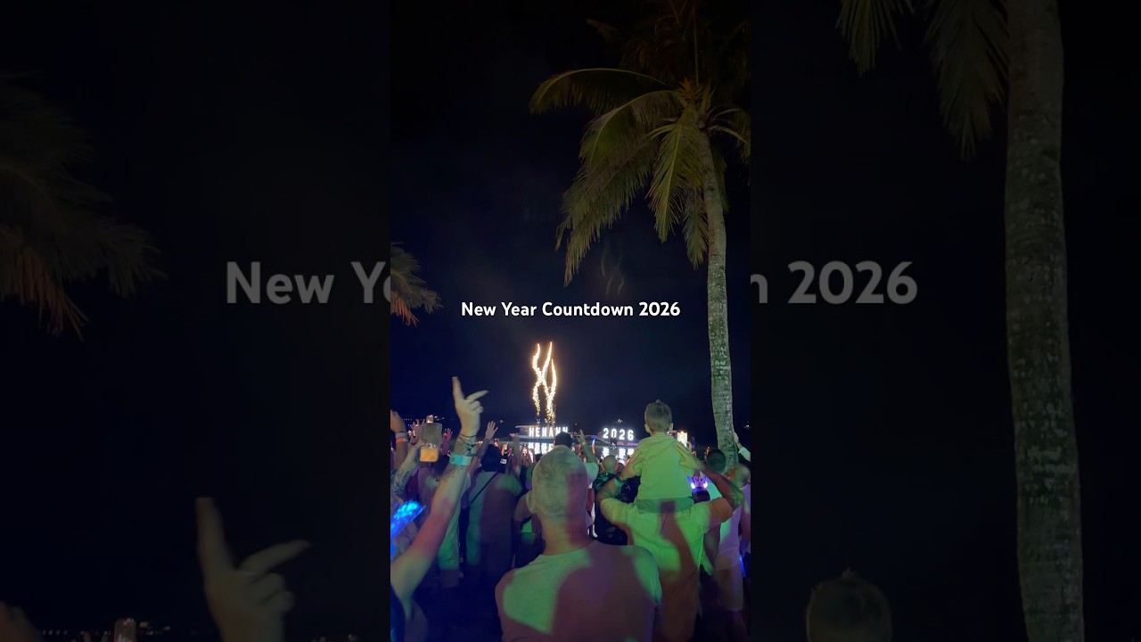 New Year Countdown 2026 Philippines - Boracay Fireworks