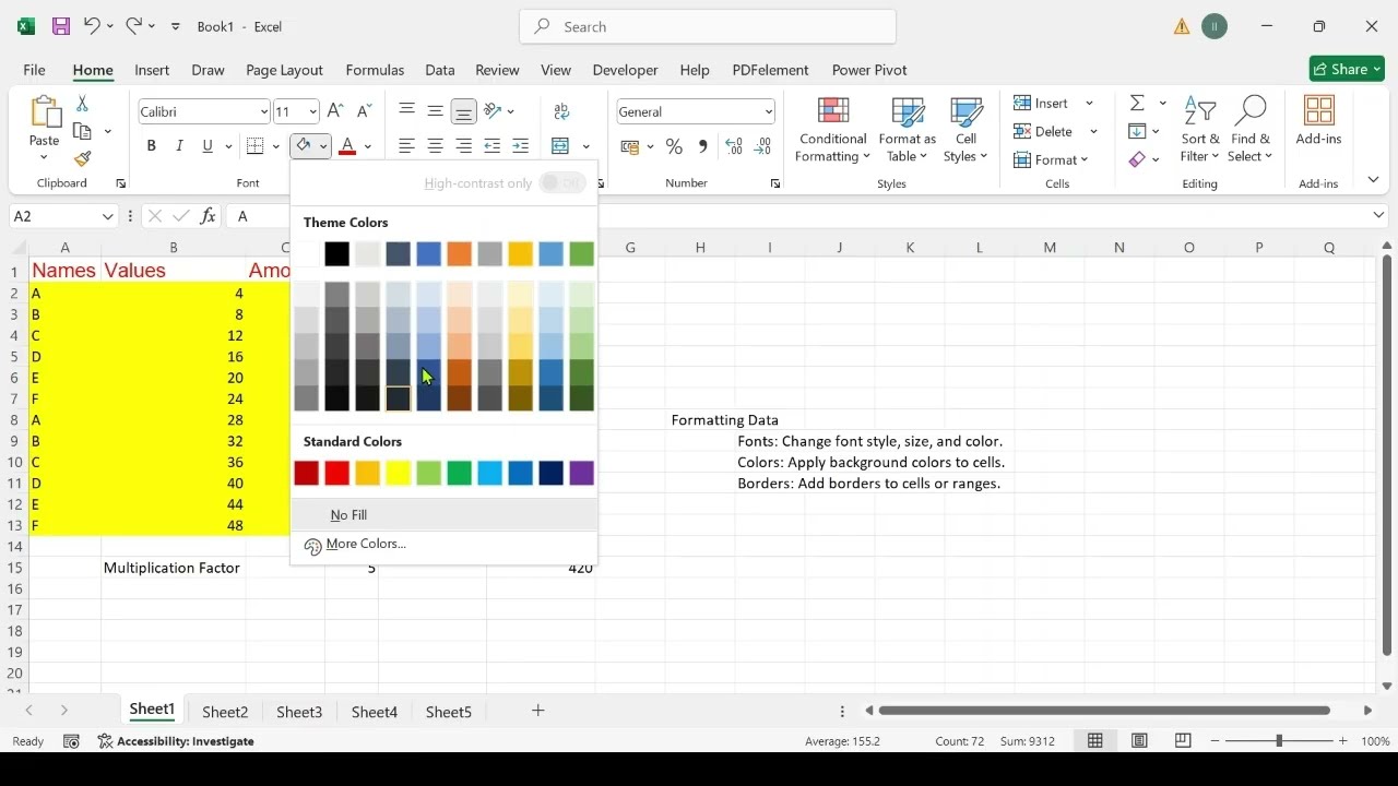 01f Введение в анализ данных и Excel