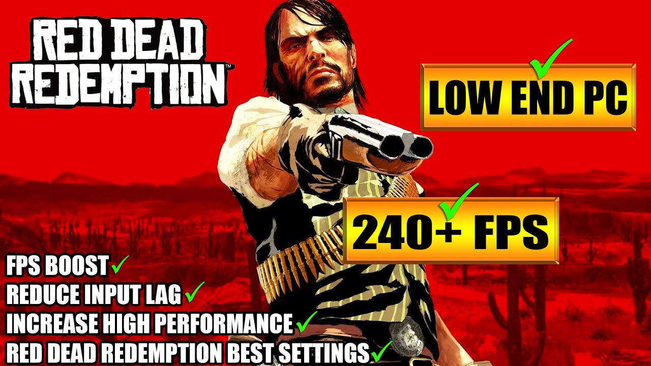 Red Dead Redemption BEST Optimization Guide | Red Dead Redemption Max ...