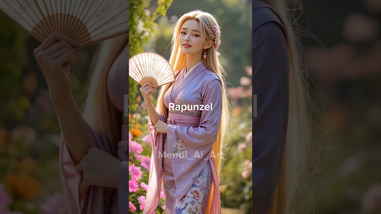 Disney princesses as Japan 