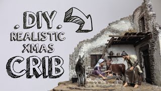 Realistic Xmas Crib Tutorial Christmas Decor Timelapse
