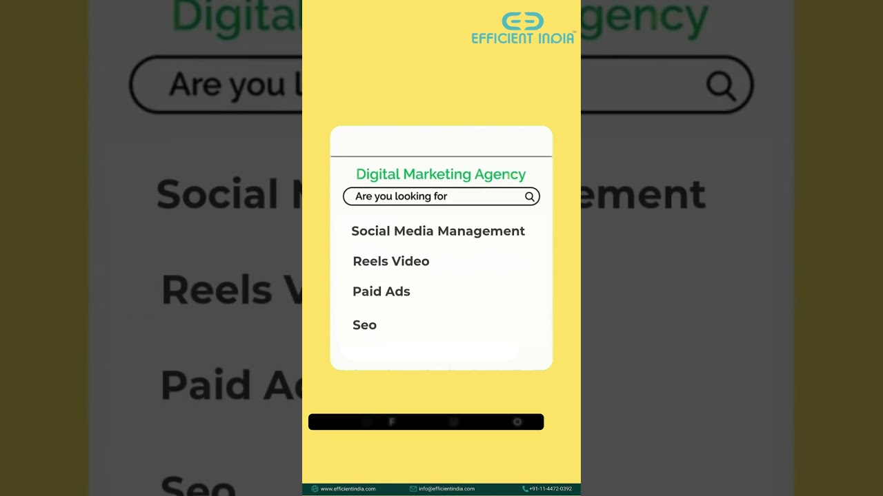 Digital Marketing Agency | Digital Marketing Services | Efficient India