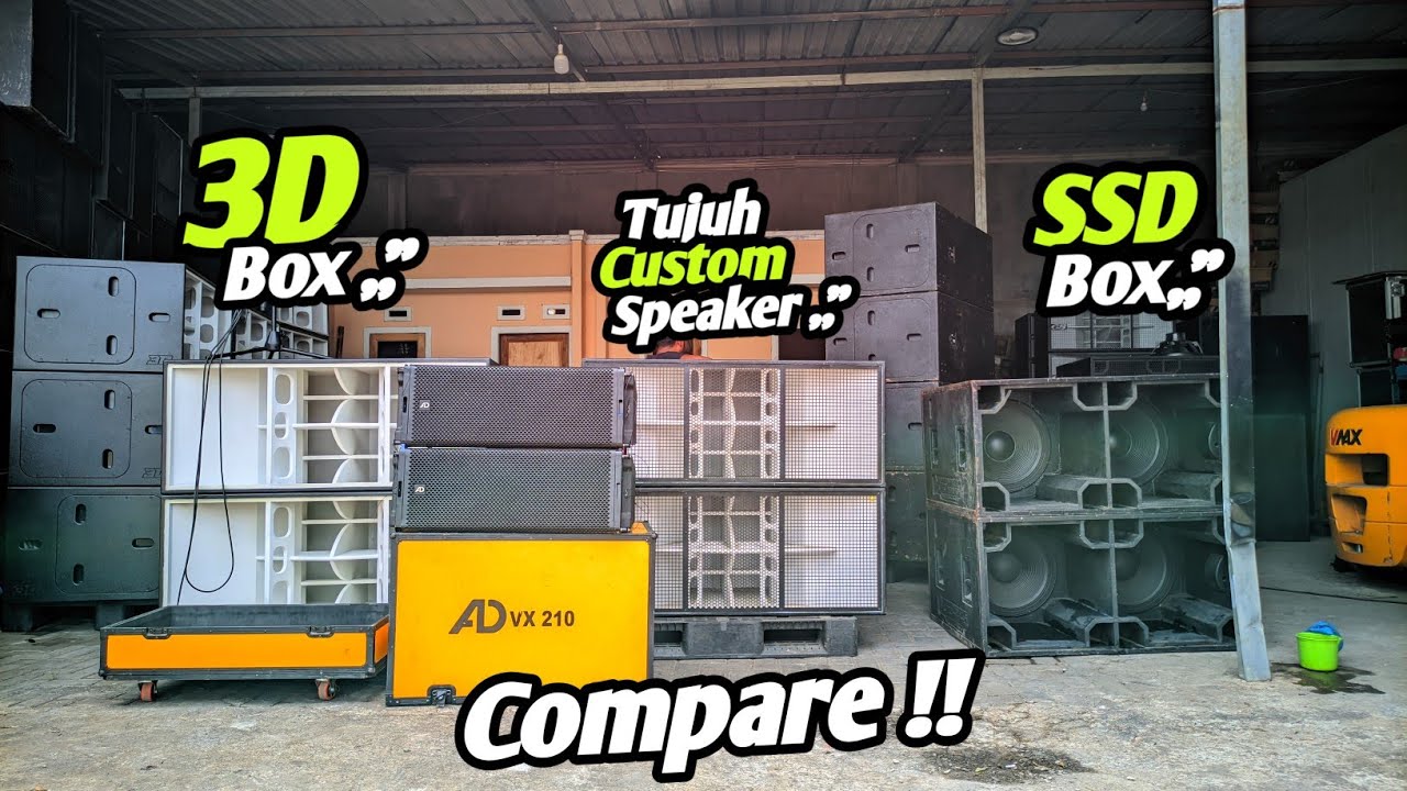 Bunyi Bergantian‼️BEGINI SUARANYA❗Box 3D,Tujuh Custom Speaker & SSD❗