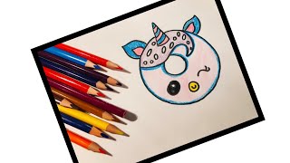 How To Draw Unicorn Donut
