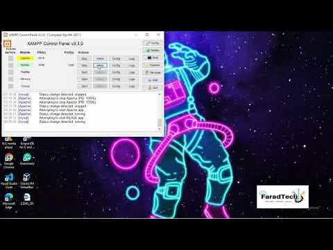 Launching localhost and phpmyadmin with XAMPP Control Panel v3 3.0